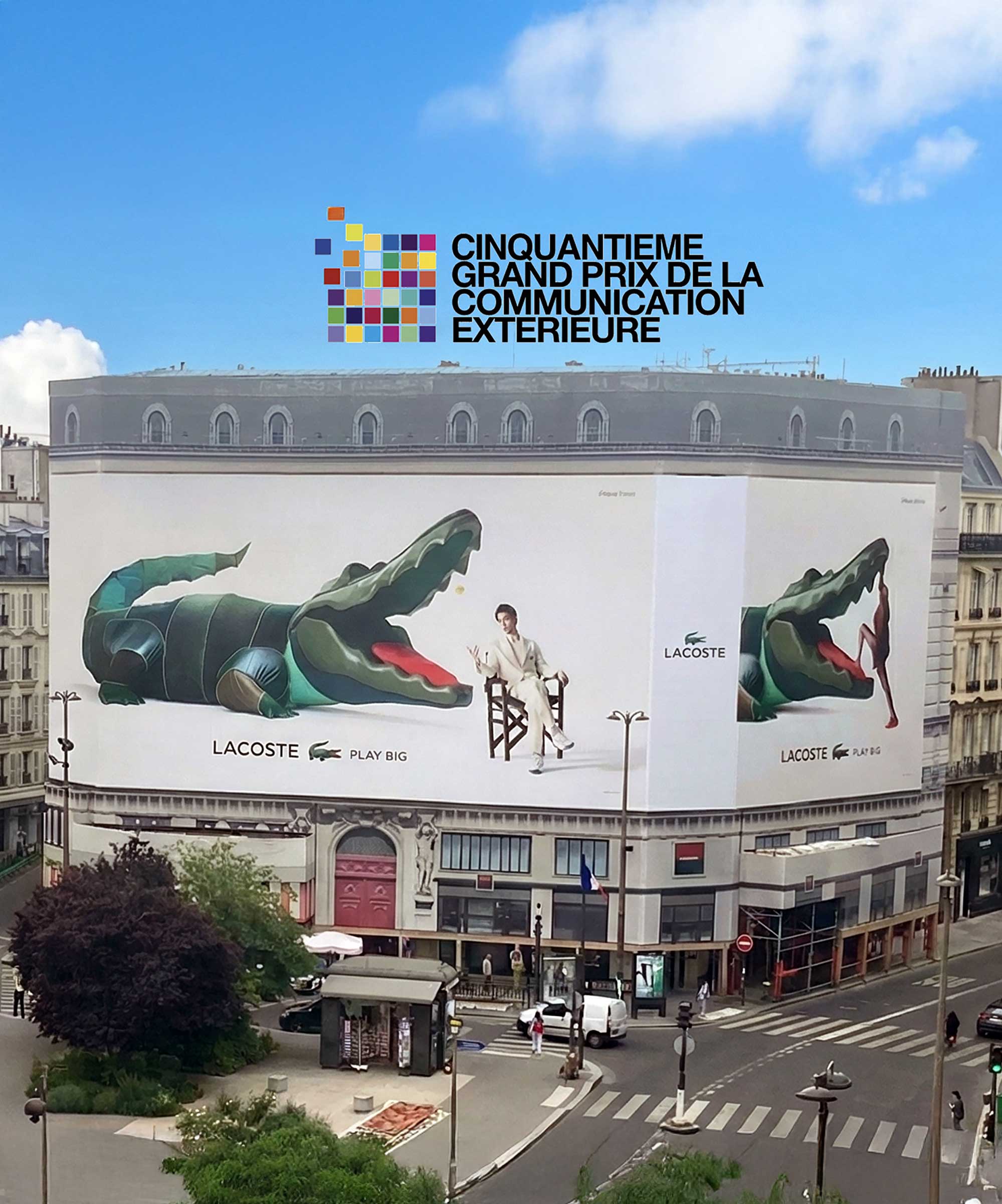 Campagne Play Big de Lacoste au Grand Prix de la Communication Extérieure