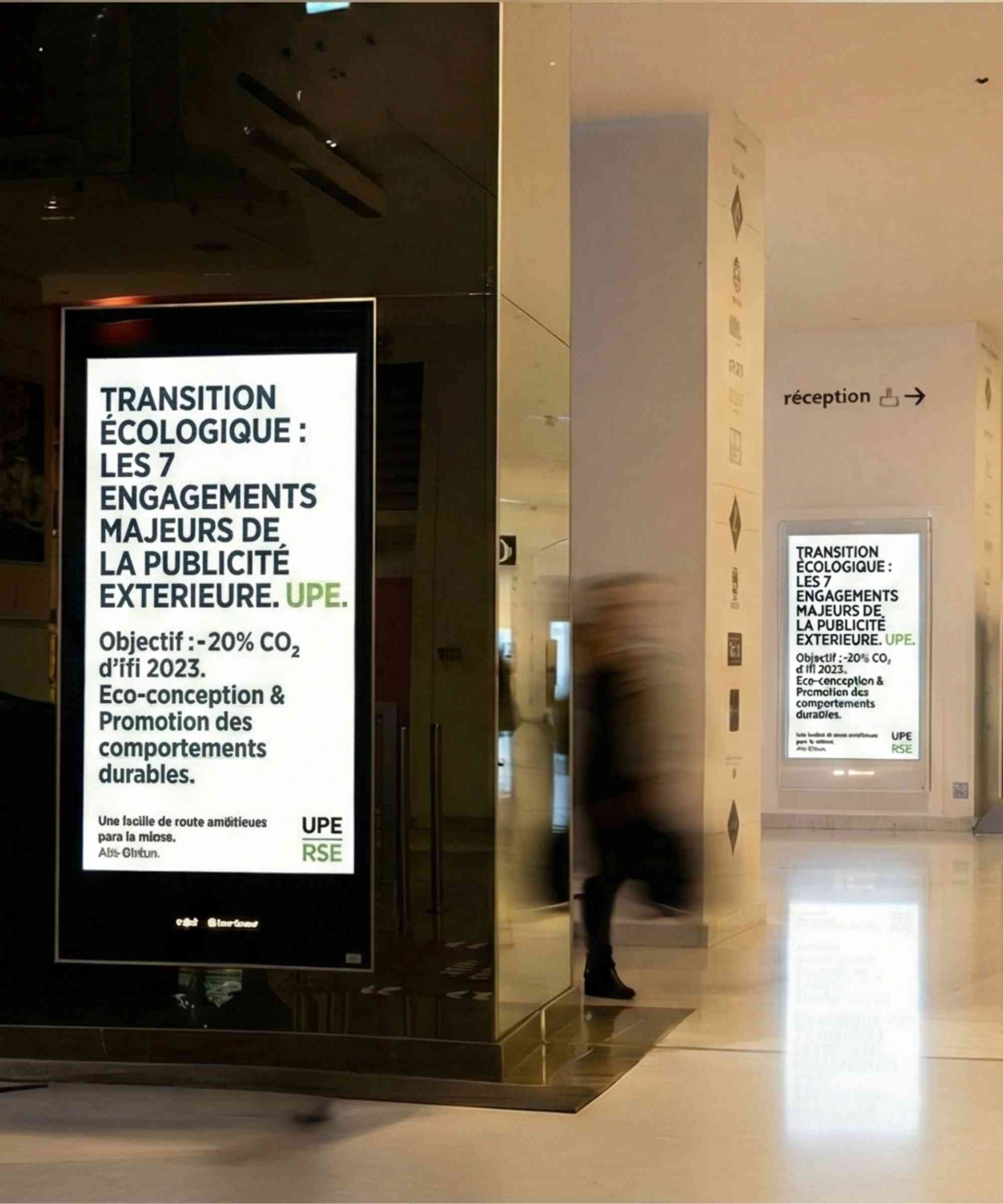 Transition écologique dans la publicité extérieure