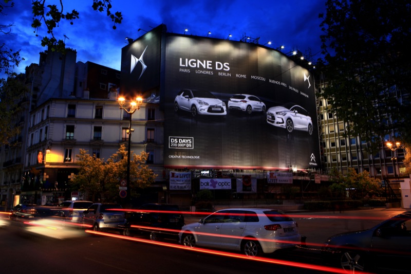 Toile événementielle Citroën