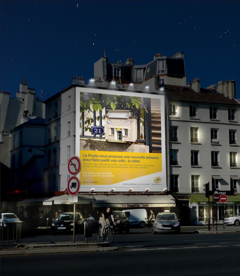 Toile événementielle La Poste