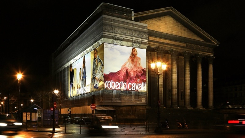 Toile événementielle Roberto Cavalli