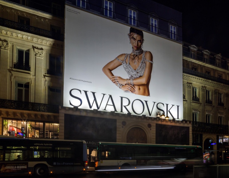 Toile événementielle Swarovski