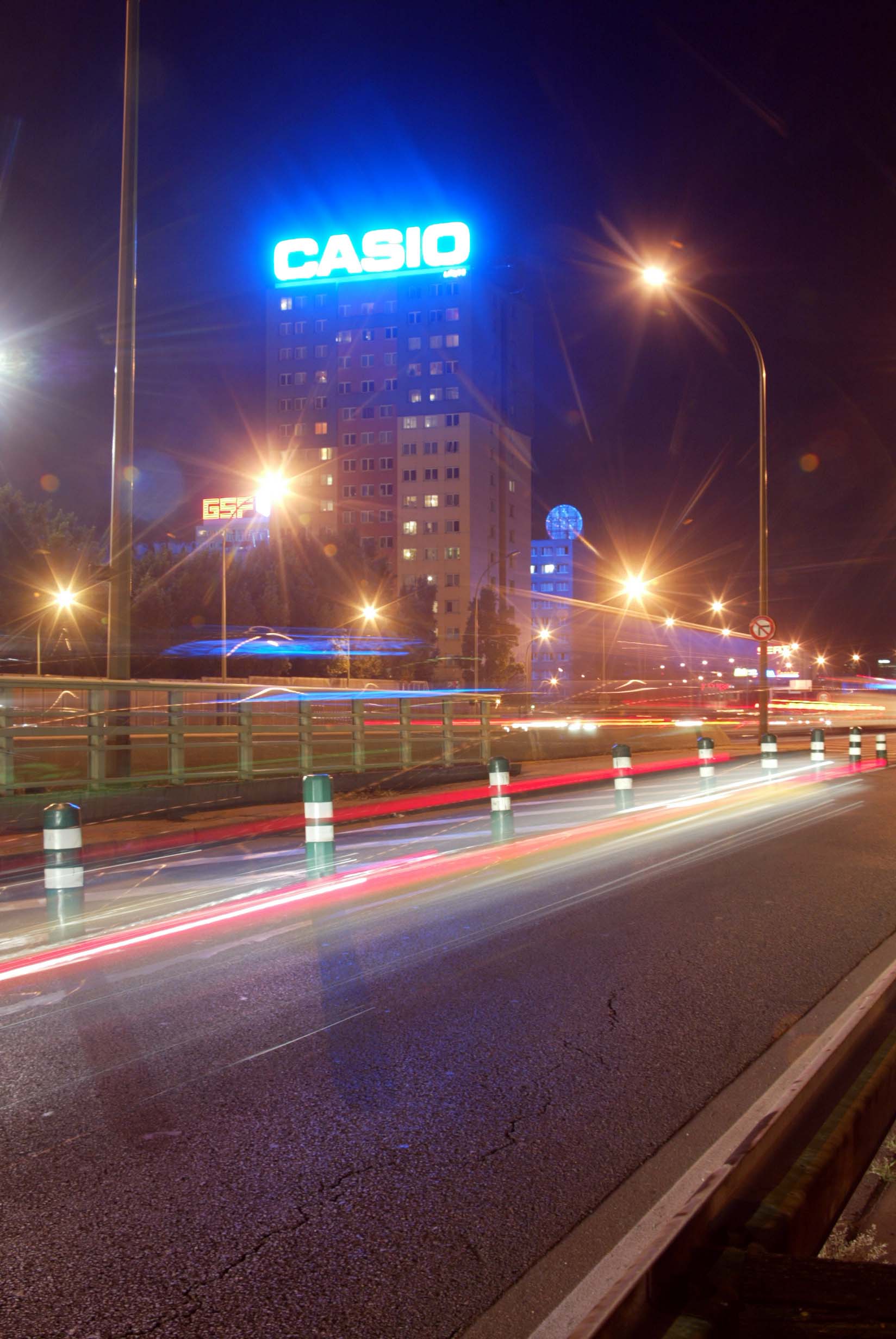Publicité lumineuse Casio