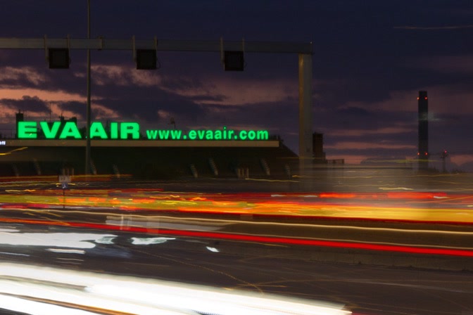 Publicité lumineuse Eva Air