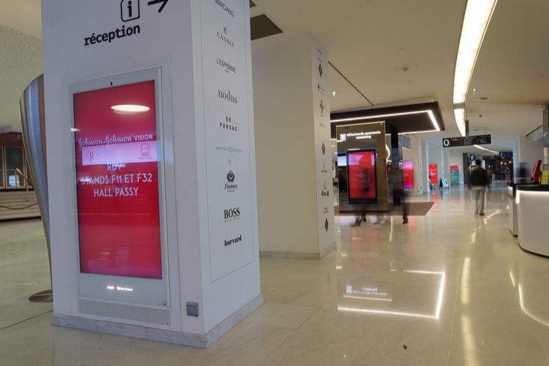 Signalétique Johnson & Johnson au Palais des Congrès