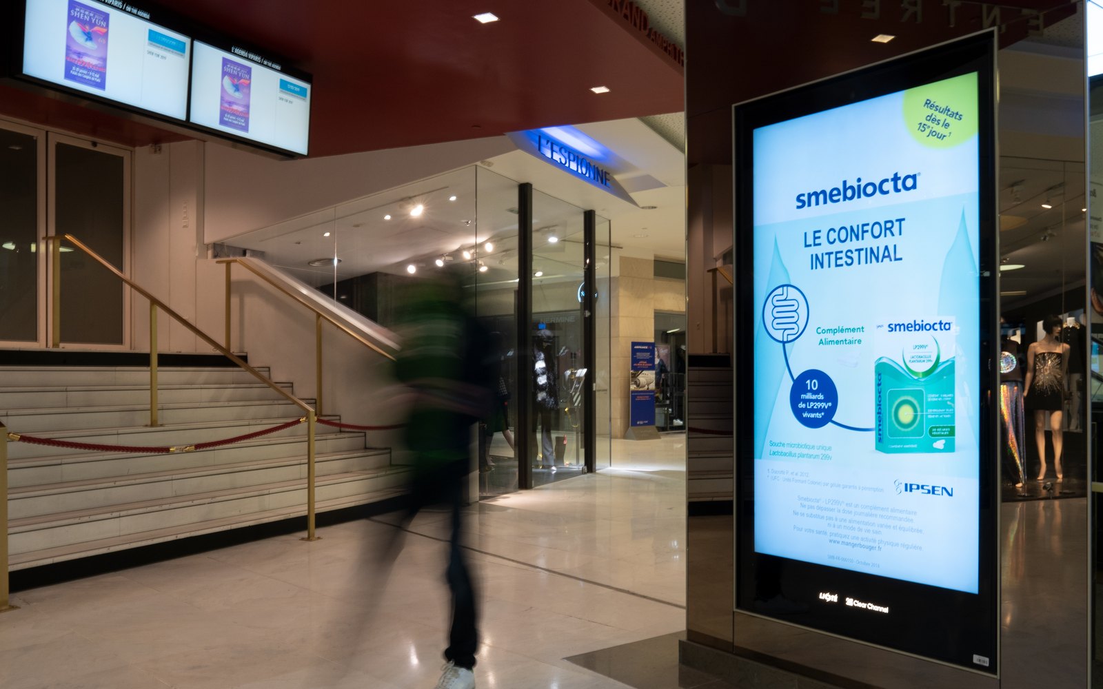 Totem digital Smebiocta au Palais des Congrès de Paris
