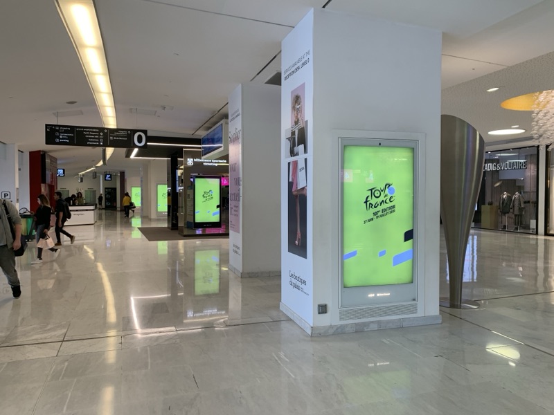 Signalétique Tour de France au Palais des Congrès